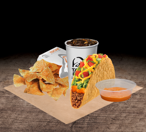 Combo Cheesy Lava Crunchy Taco Supreme with Dip