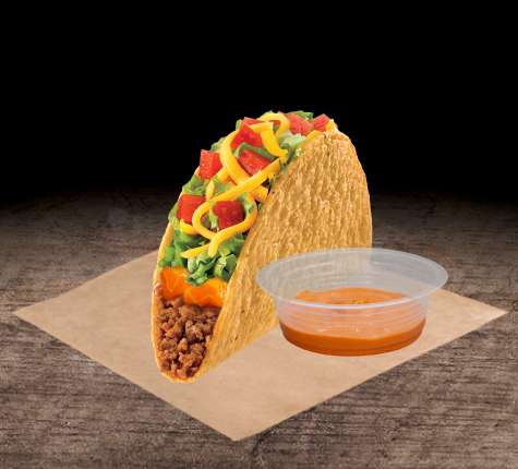Cheesy Lava Crunchy Taco Supreme with Dip